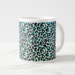 Taza De Café Gigante Leopard Print Jumbo Mug
