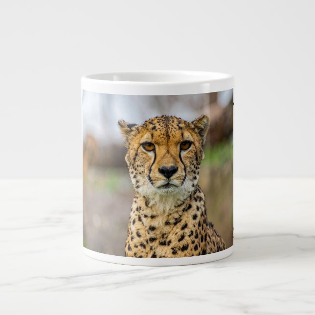 Taza De Café Gigante leopardo (Frente)