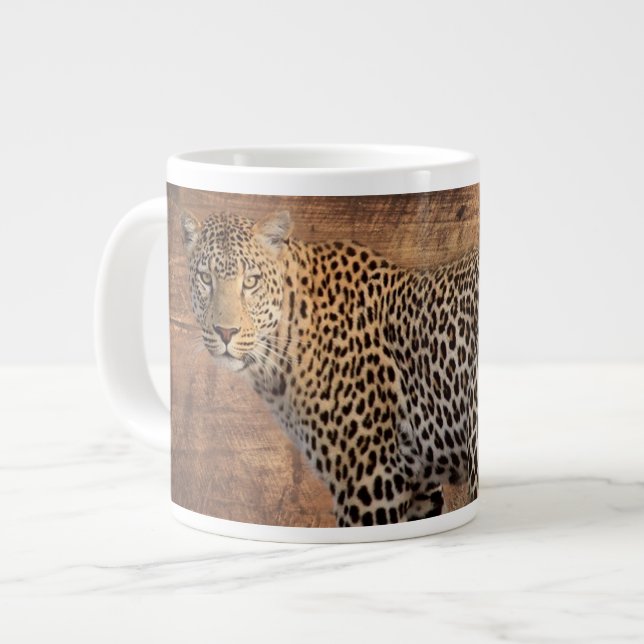 Taza De Café Gigante Leopardo (Izquierda)