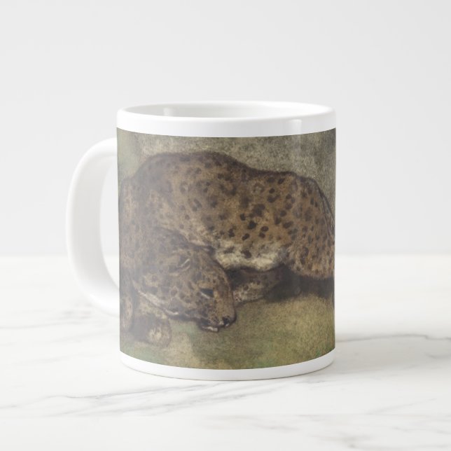 Taza De Café Gigante Leopardo y serpiente (Izquierda)