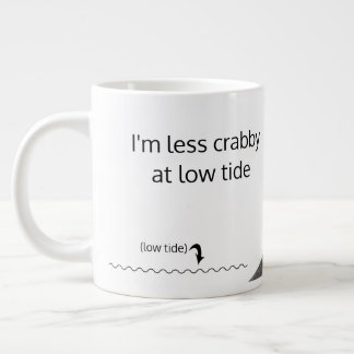 Taza De Café Gigante Less Crabby Need Coffee Ecuadorian Hermit Crab Art