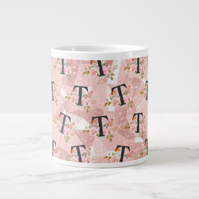 Taza De Café Gigante Letra T (Frente)