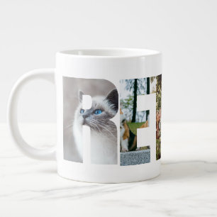 Taza De Café Gigante Letras Personalizadas para Jubilación con Fotos Pe