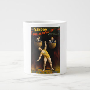 Taza De Café Gigante Levantador de pesas Eugen Sandow Vaudeville