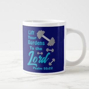 Taza De Café Gigante Levantar tus cargas