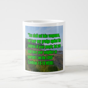 Taza De Café Gigante Leviticus 19:18 WEBU Mug