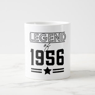 Taza De Café Gigante Leyenda de época de 1956