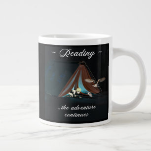 Taza De Café Gigante Leyendo, la aventura continúa