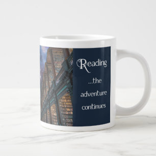 Taza De Café Gigante Leyendo, la aventura continúa