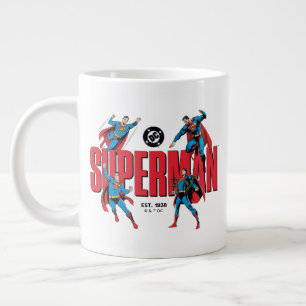 Taza De Café Gigante Leyes de Superman para Siempre Gráfico