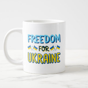 Taza De Café Gigante Libertad para Jumbo Mug, especialista en Ucrania
