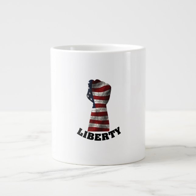 TAZA DE CAFÉ GIGANTE LIBERTY! (Frente)