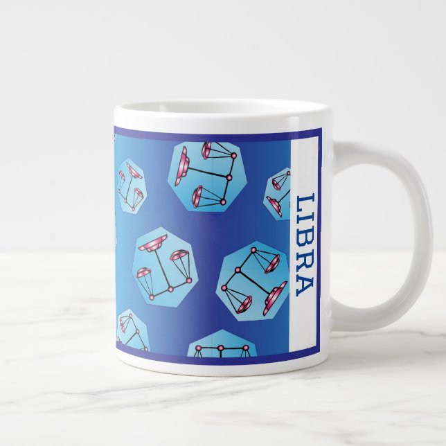 Taza De Café Gigante Libra Zodiac Specialty Mug (Derecha)