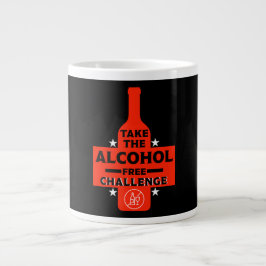 Taza De Café Gigante Libre De Alcohol Y Sobrio