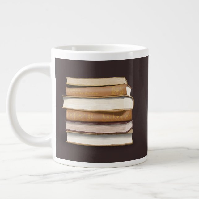 Taza De Café Gigante Libros antiguos de la Academia Oscura (Izquierda)