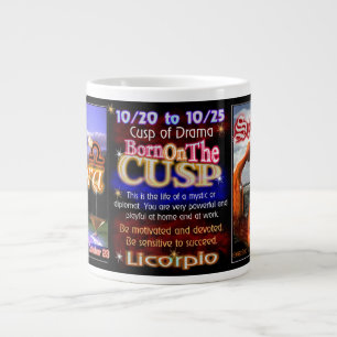 Taza De Café Gigante Licorpio - cambio de signo del zodiaco del
