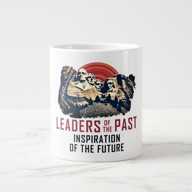 Taza De Café Gigante Líderes del pasado (Frente)