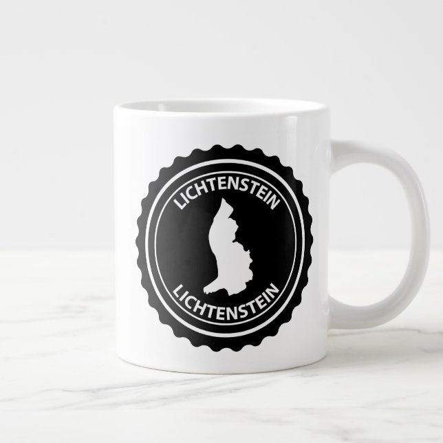 Taza De Café Gigante Liechtenstein (Derecha)