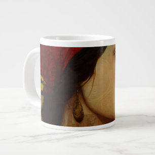 Taza De Café Gigante Lienzo de imitación sin bordes
