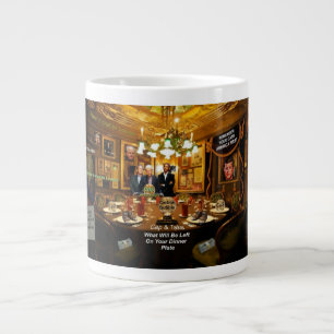 Taza De Café Gigante límite máximo para el cambio climático