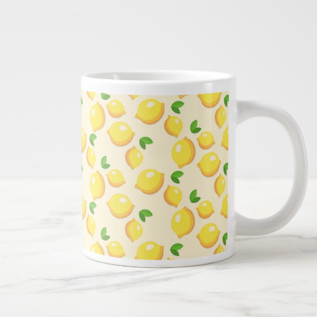 Taza De Café Gigante Limones (Derecha)