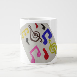 Taza De Café Gigante lindo bonito lindo negro divertido