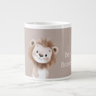 Taza De Café Gigante Lindo León Marrón Dulce