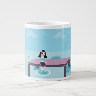 Taza De Café Gigante lindo personalizado mug