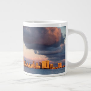 Taza De Café Gigante Línea aérea de la bahía de San Diego