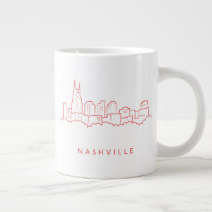 Taza De Café Gigante Línea aérea de Nashville
