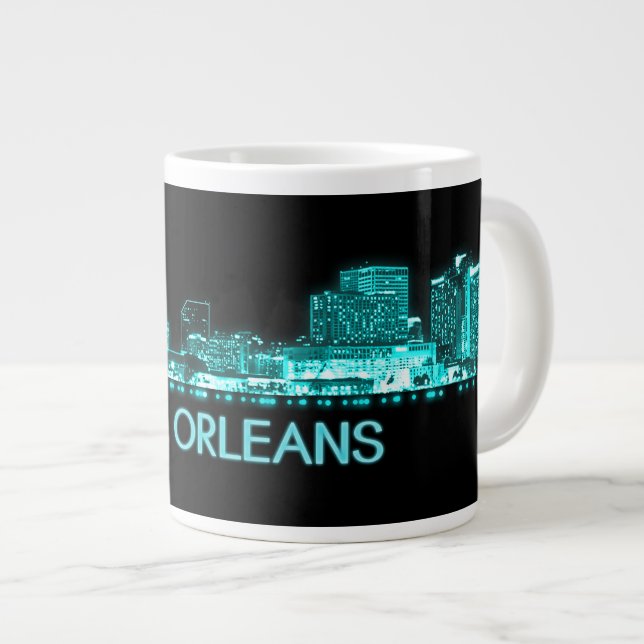 Taza De Café Gigante Línea aérea de Nueva Orleans (Derecha)