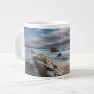 Taza De Café Gigante Línea costera Stormy Big Sur, California