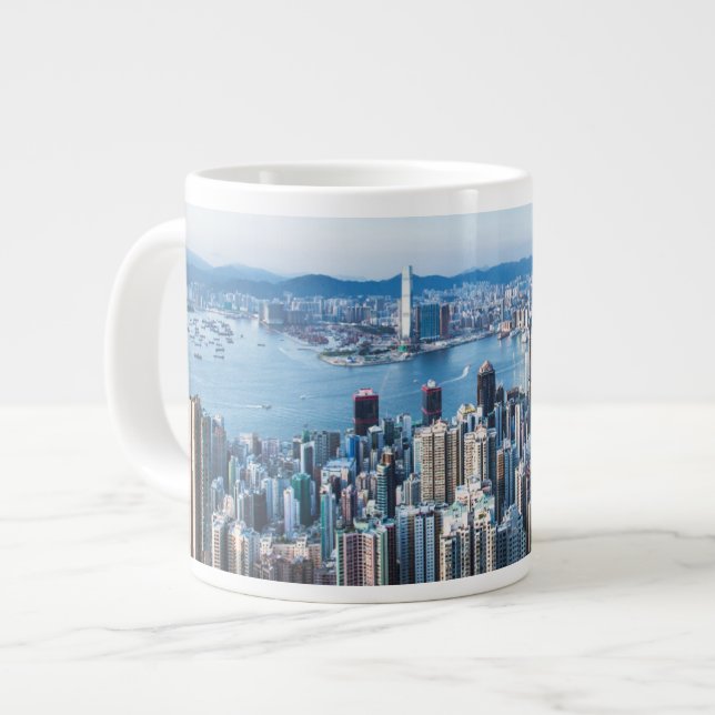 Taza De Café Gigante Línea costera | Tsim Sha Tsu, isla de Hong Kong, A (Izquierda)
