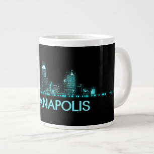 Taza De Café Gigante Línea Skyline de Indianápolis