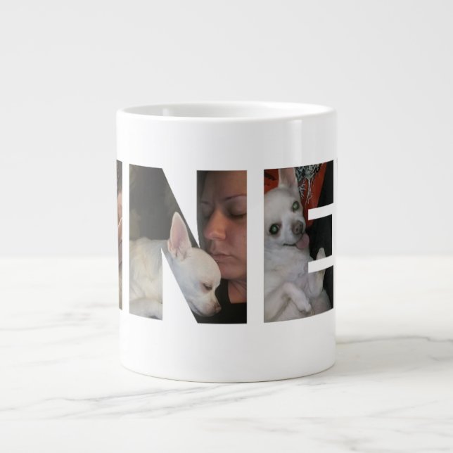 Taza De Café Gigante linen2 (Frente)