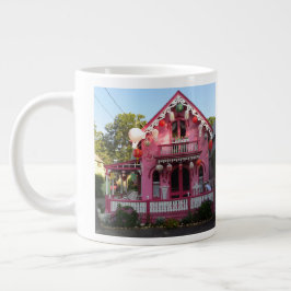 Taza De Café Gigante Linternas y pan de jengibre rosado - Viñedo de Mar