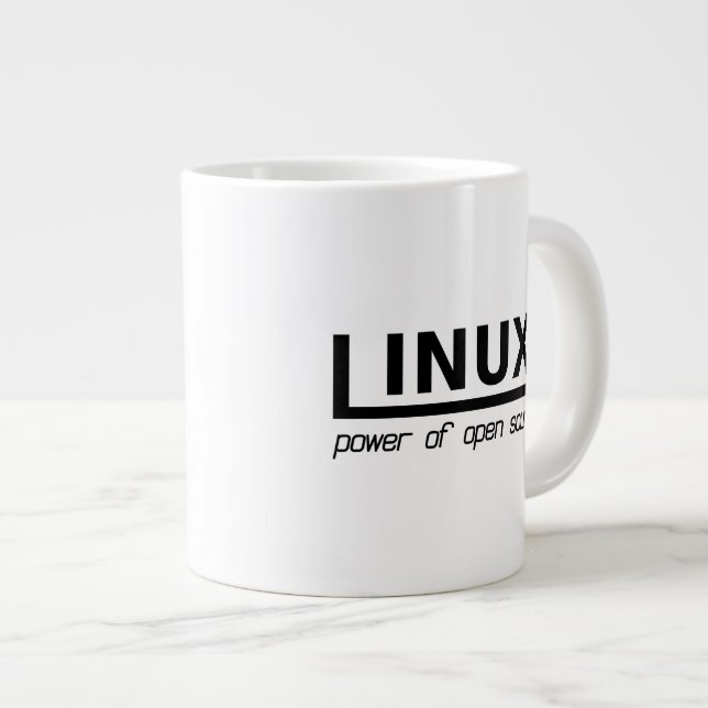 Taza De Café Gigante Linux (Derecha)