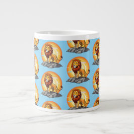 Taza De Café Gigante Lion