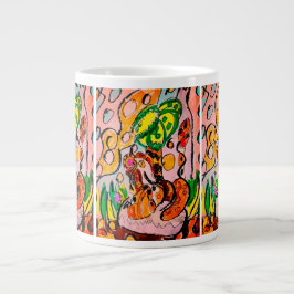 Taza De Café Gigante Lion just chill