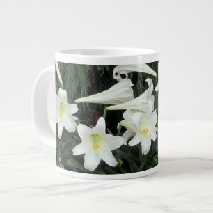 Taza De Café Gigante Lirio de Pascua (Lilium regale)