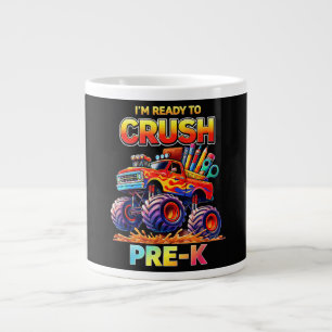 Taza De Café Gigante Listo para Aplastar Camión Monstruo Pre-K Regreso