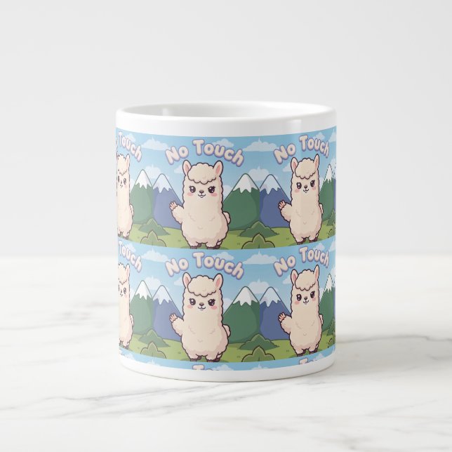 Taza De Café Gigante Llama Adorable  (Frente)