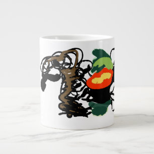 Taza De Café Gigante Llama alegría