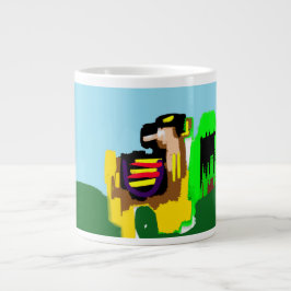 Taza De Café Gigante Llama alegría