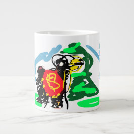 Taza De Café Gigante Llama divertida
