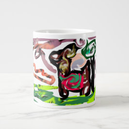 Taza De Café Gigante Llama Perezosa