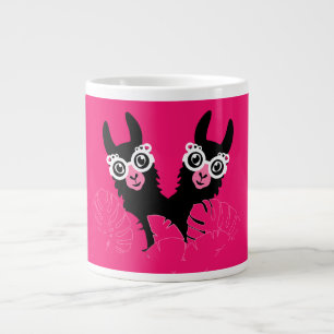 Taza De Café Gigante Llama Sisters