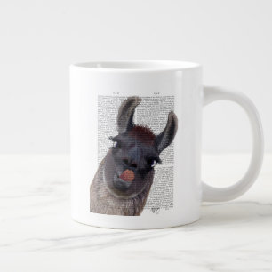 Taza De Café Gigante Llama tonta