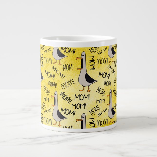 Taza De Café Gigante Llame a Mamá Jumbo Mug 20 Oz (Frente)