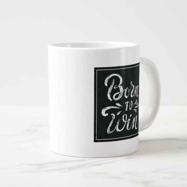 Taza De Café Gigante Llevado ganar (Derecha)